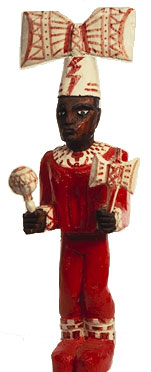 Oshé (figure for Shangó). Artist unknown (Cuba). Loaned by Miguel Ramos.