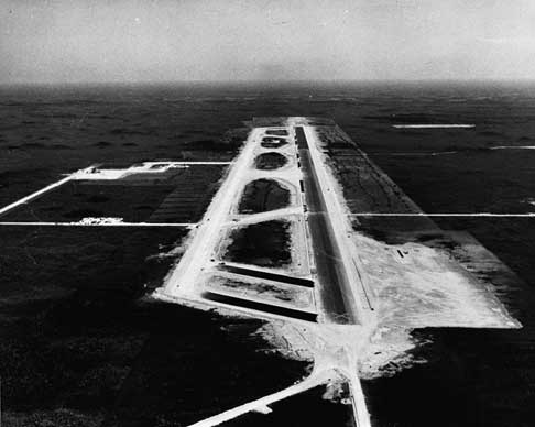 Construction of the Jetport, a new airport halfway across Tamiami Trail, stopped in 1970. Big Cypress National Preserve was founded shortly thereafter, and it preserves lands the Jetport would have destroyed. 1981-099-13