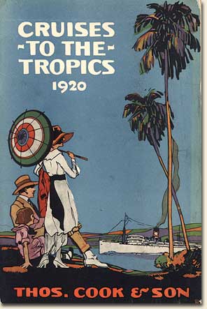 Three Cruises to the Tropics : Visiting Cuba, Jamaica, Panama and the Canal Zone, Costa Rica, Nassau. New York : Thos. Cook & Son, 1920. Travel agents Thomas Cook & Son chartered United Fruit Company steamships for cruises during the winter of 1920. This guidebook described passenger accommodations and excursions ashore. Image no. 1998-546-1