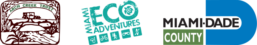 Arch Creek Trust, Miami Eco Adventures, and Miami Dade County logos