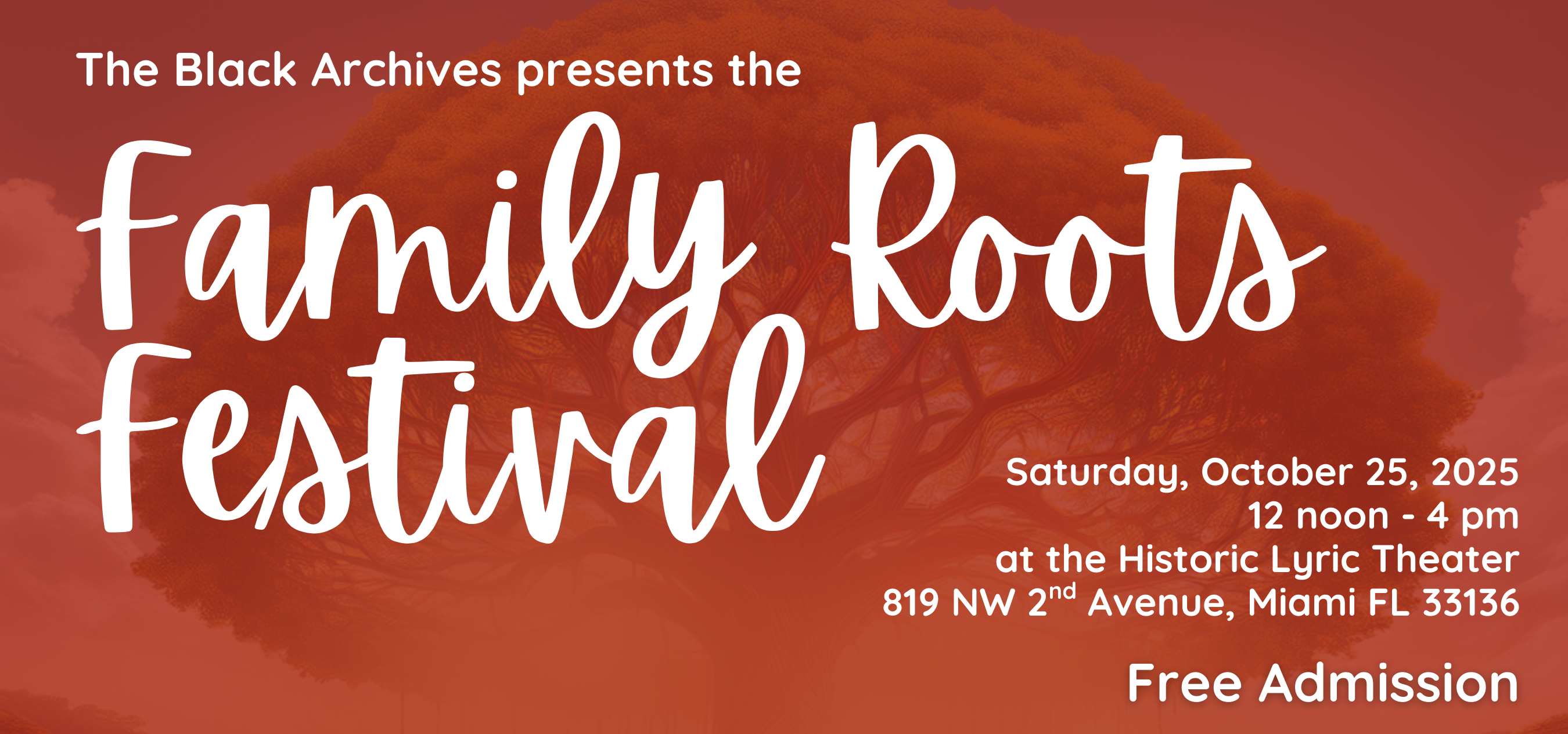 Family Roots Festival presented by The Black Archives header