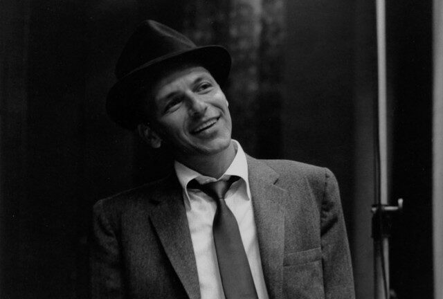 frank sinatra man in suit and hat