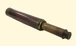 Spencer Browning & Rust telescope. Late 18th/early 19th century. 6.5 x 64.0 cm. Institute of Jamaica, 2006.1.83 (R). This type of telescope was popular with the Royal Navy during the Napoleonic Wars.